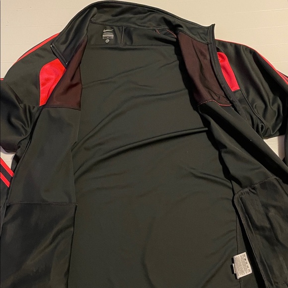 NIKE EPIC TRAINING BLACK PINK FULL ZIP LONG SLEEVE JACKET MENS XL 519534-062 - Picture 6 of 9